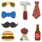 CookieCutter.com Fathers Day Cookie Cutter Set 8 Pc - Foose Cookie Cutters - USA Tin Plated Steel